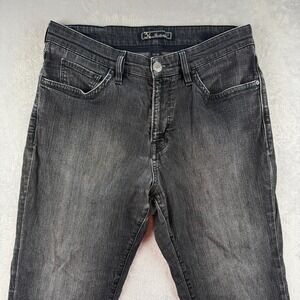 34 Heritage Jeans Mens 34x30 Black Charisma Relaxed Straight Leg Stretch Denim